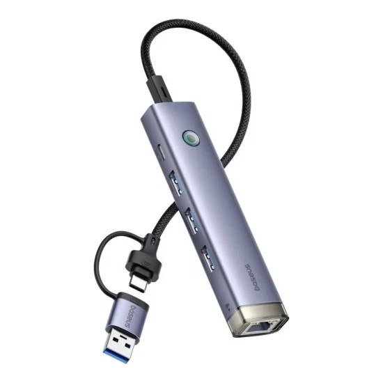 Baseus UltraJoy 4-Port HUB AIR &ndash; Space Grey